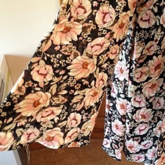 Pink Pansies Dress Entro main image 1
